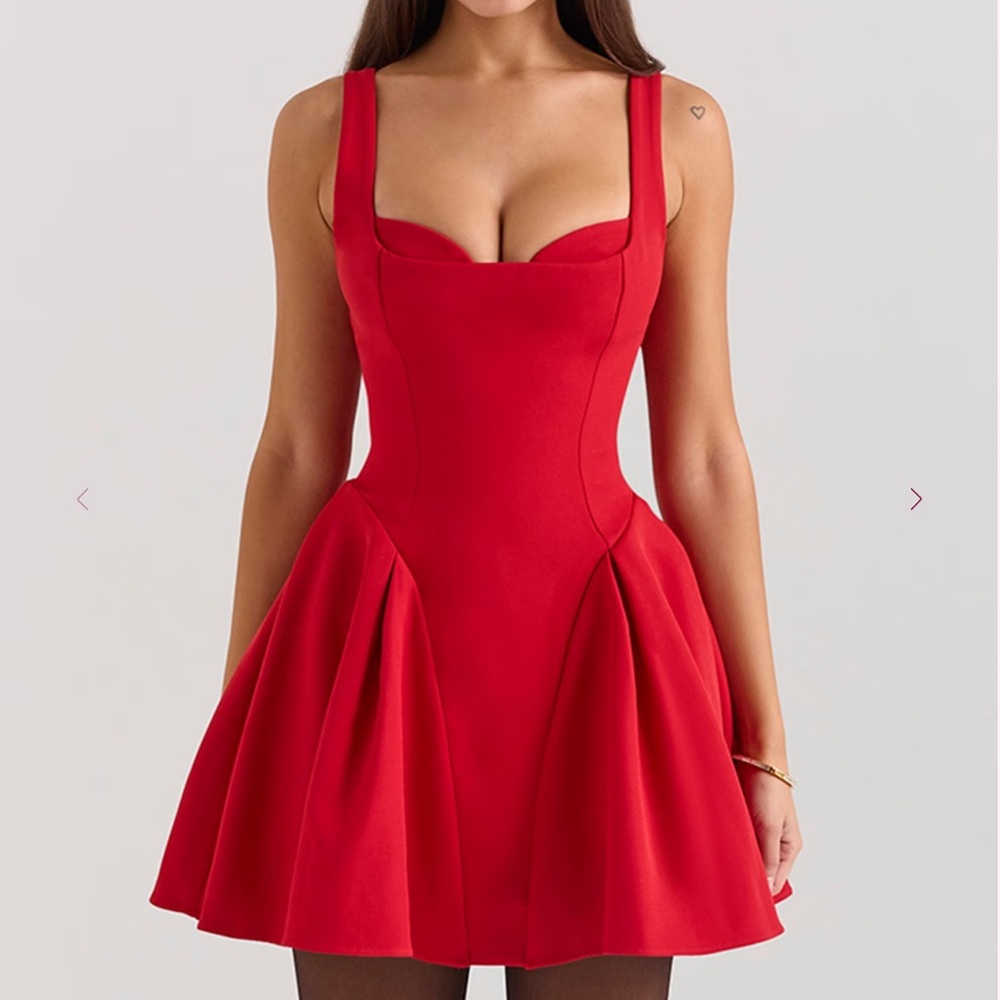 House of CB Bunny Dress Red